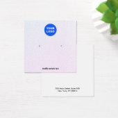 Ombre Pink hinzufügen Ihre Logokombination Ohrring (Schreibtisch)