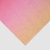 Ombre Pink Orange Tissue Paper Seidenpapier (Ausschnitt)