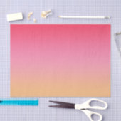 Ombre Pink Orange Tissue Paper Seidenpapier (Handwerk)