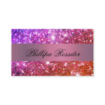 Ombre Pink und Red Glitzer Event Planner