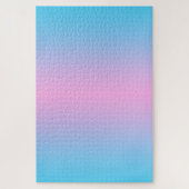 Ombre Pink und Sky Blue Gradient Puzzle (Vertikal)
