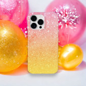 Ombre Pink Yellow Glitzer Glitzern Case-Mate iPhone Hülle