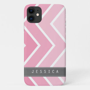 Ombre Pink Zig Zag Chevrons Muster Case-Mate iPhone Hülle