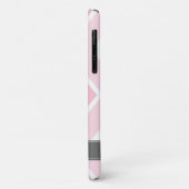 Ombre Pink Zig Zag Chevrons Muster Case-Mate iPhone Hülle (Hinten/Links)