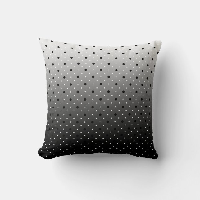 Ombre Polka Dot Kissen (Vorderseite)