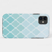 Ombre Quatrefoil iPhone Fall Case-Mate iPhone Hülle (Rückseite (Horizontal))