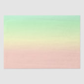Ombre Rainbow Abstrakt Pastel Pattern Seidenpapier (Vorderseite)