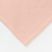 Ombre Rainbow Abstrakt Pastellrosa Muster Fleecedecke (Ecke)
