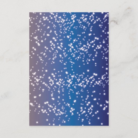 Ombre Rainbow Lanterns Wedding Details Begleitkarte (Rückseite)