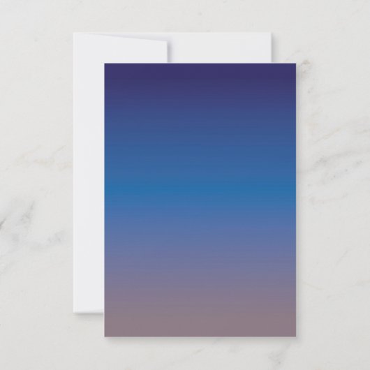 Ombre Rainbow Lanterns Wedding Save the Date Einladung (Rückseite)