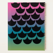 Ombré Rainbow Mermaid Farbname Planer (Rückseite)