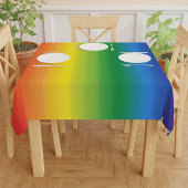 Ombre Rainbow Pattern Wohngestaltung und Party Tischdecke