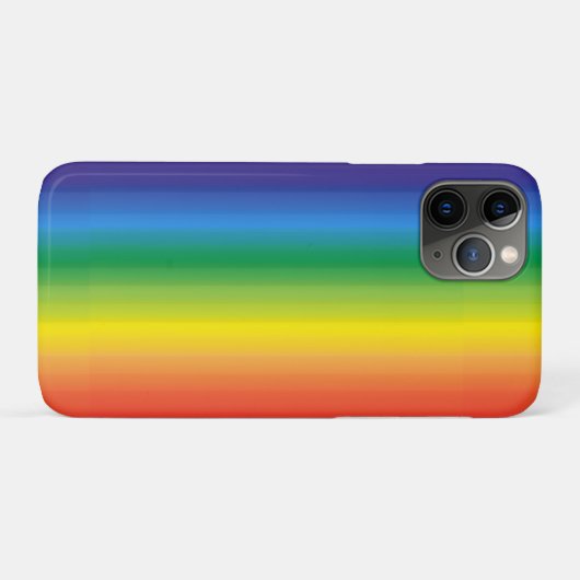 Ombre Rainbow Pride Bold Bright Case-Mate iPhone Hülle (Rückseite (Horizontal))