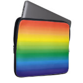 Ombre Rainbow Pride Bold Bright Colorful Laptopschutzhülle (Vorne Rechts)