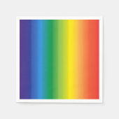 Ombre Rainbow Pride Serviette (Vorderseite)