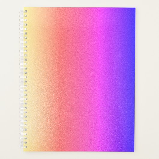 Ombre Rainbow Shimmer | Farbliche Gewohnheit Planer (Vorderseite)