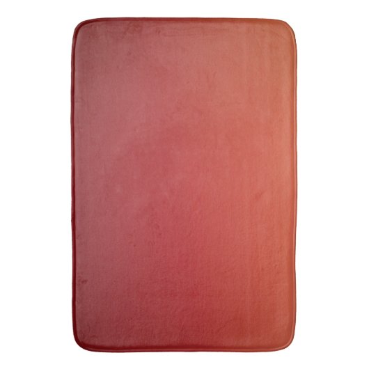 Ombre Red Brown Badematte (Vorderseite Vertikal)