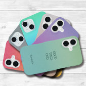 Ombre Red Personalize Quote & Name iPhone Fall 16 Hülle