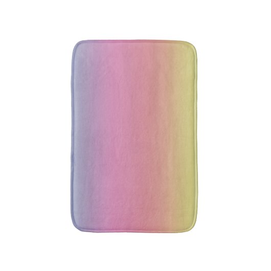 Ombre Regenbogen Badematte (Vorderseite Vertikal)