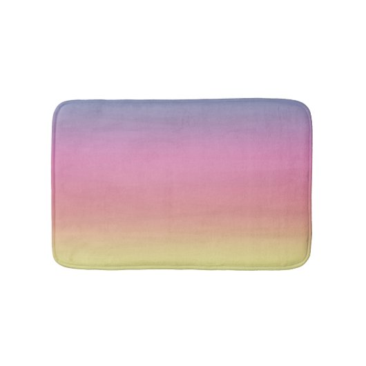 Ombre Regenbogen Badematte (Vorderseite)