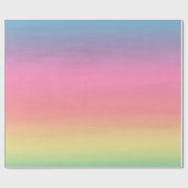 Ombre Regenbogen Geschenkpapier (Flach)