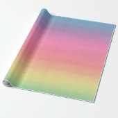 Ombre Regenbogen Geschenkpapier (Ungerollt)