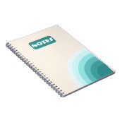 Ombre Ripples Notizblock (Rechte Seite)
