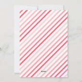 Ombre rosa LIEBE Foto Valentinstag Feiertagskarte (Rückseite)