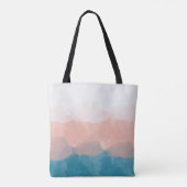 Ombre Rosa und Blau Liebe Graceful Gradient Tasche (Rückseite)