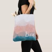 Ombre Rosa und Blau Liebe Graceful Gradient Tasche (Von Nahem)