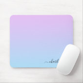 Ombré rosa und türkisfarben glänzen mousepad (Mit Mouse)