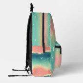 Ombre Rucksack in grün, rosa, gelb (Links)
