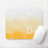 Ombre Saffron und Gelbe Liebe Mousepad (Mit Mouse)