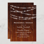 Ombre Scheunen-BrettTwinkle beleuchtet Einladung (Vorne/Hinten)