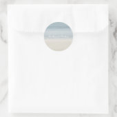 Ombré Shore Wedding Sticker (Tasche)