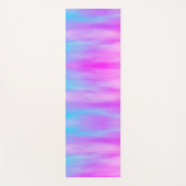 Ombre Soft Blended Lila Pink Sky Blues Yogamatte (Vorderseite)