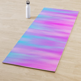 Ombre Soft Blended Lila Pink Sky Blues Yogamatte