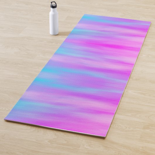 Ombre Soft Blended Lila Pink Sky Blues Yogamatte (Beispiel)
