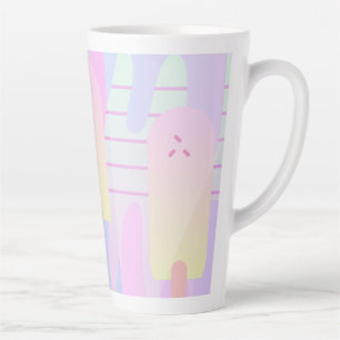 Ombre-Sommer-Eiscreme-Pop-Streifen-Tropfen Milchtasse