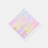 Ombre-Sommer-Spaß-Eispops Serviette (Ecke)