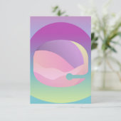 Ombre Space Art Card Karte (Stehend Vorderseite)