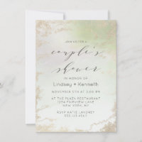 Ombre Spring Green Gold Foil Frost Polterabend