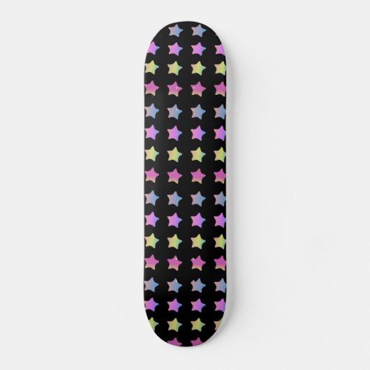 Ombre Stars Pattern  Skateboard (Vorderseite)