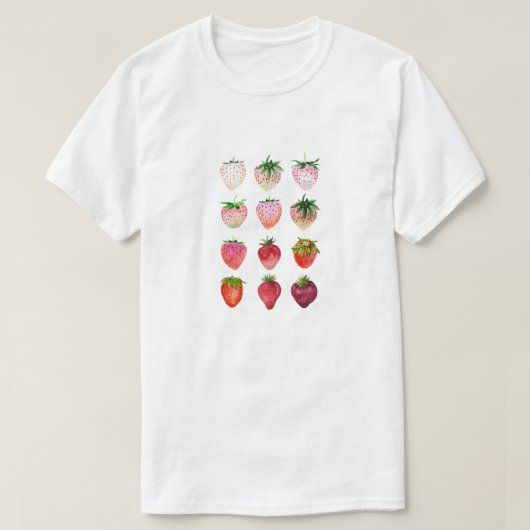 Ombré Strawberries T-Shirt (Design vorne)