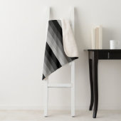 Ombre Streifen in Grautönen Sherpadecke (Beispiel)