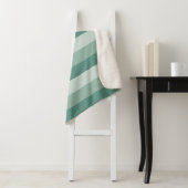 Ombre Streifen in grünen Tönen Sherpadecke (Beispiel)