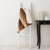 Ombre-Streifen in kaffebräunlichen Tönen Sherpadecke (Beispiel)