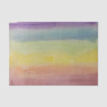 Ombre Stripes Rainbow LGBTQIA Watercolor Geschenkw