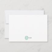 Ombre Summer Ice Cream Pop Karte (Rückseite)