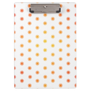 Ombre Sunburst Dot Clipboard - L Klemmbrett